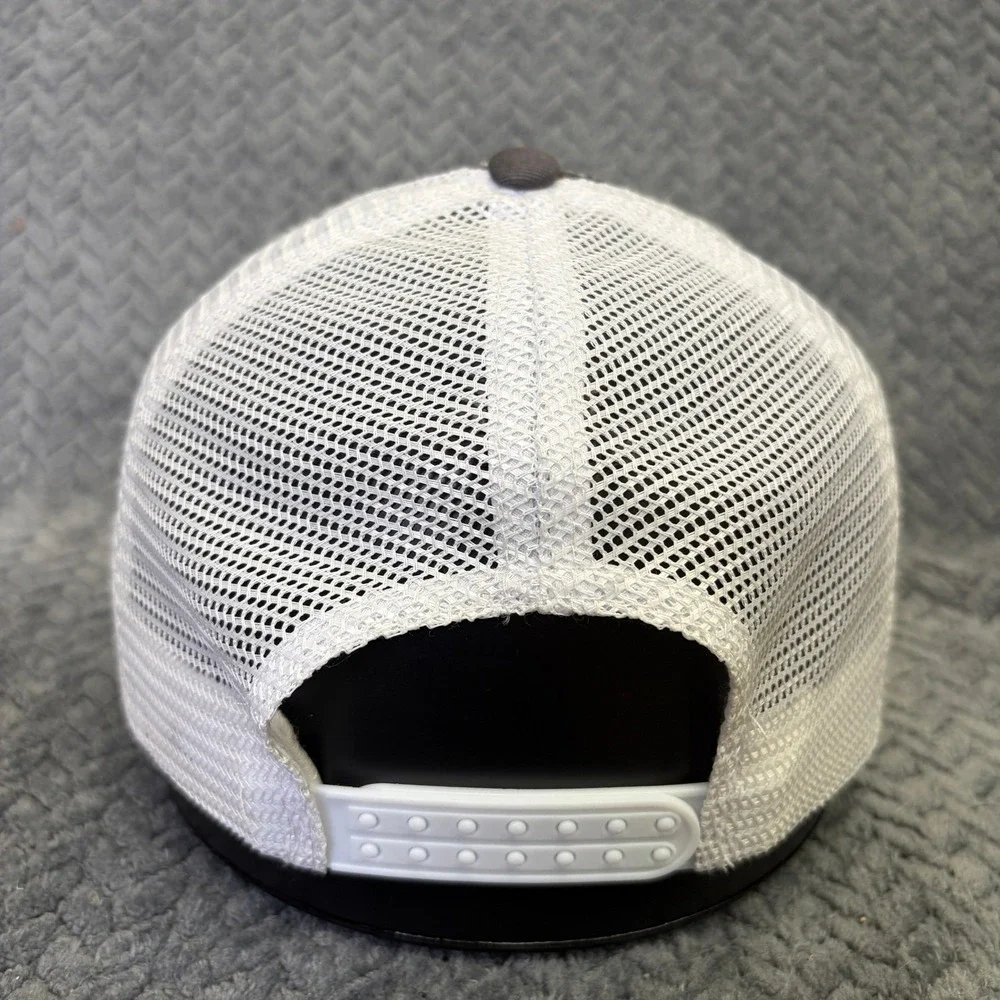 Fahrenheit San Francisco Trucker Hat Grey White Mesh Snapback Cap 5438